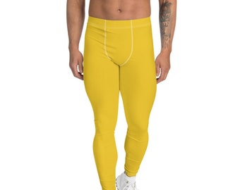 Mens yellow leggings clearance