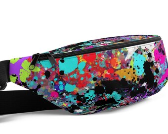 Unisex Fanny Pack, Over Shoulder, Travel Waist Accessory, Men, Women, Backpack, Belt Bag