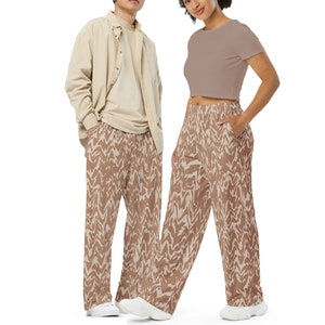Unisex Wide Leg Pants, Trouser Pants, Casual Pants, Lounge Pants, Plus Size, 2XS-6XL, Boho Pants, Multi Colored, Men&#39;s, Women&#39;s Pants