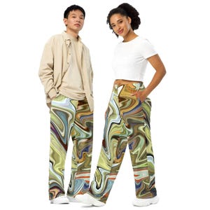 Unisex Wide Leg Pants, Trouser Pants, Casual Pants, Lounge Pants, Plus Size, 2XS-6XL, Pull On Pants, Men&#39;s Trousers, Women&#39;s Trousers