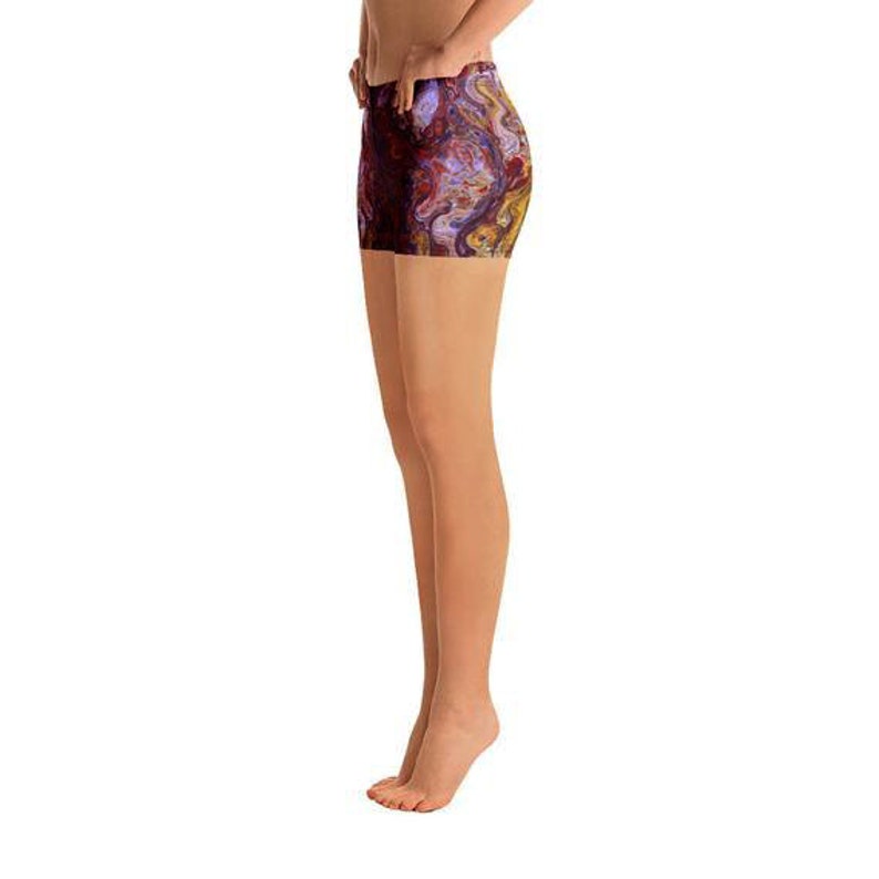 Cool Shorts Gym Shorts Colorful Shorts Running Shorts Red Yoga Shorts Workout Shorts Athletic Shorts Graphic Shorts