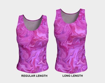 Women's Tank Top, Fitted Sleeveless, Ladies, Casual, Athletic Sports, Gym, Workout, Summer