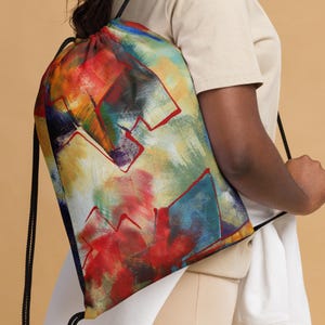 Unisex Drawstring Bag, Pouch, Slingbags, Drawstring Backpacks, School Bag, Sports Bag, Gym Bag, Travel, Overnight Bag, Men, Women, Teens
