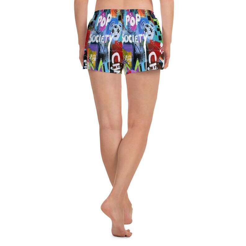 Custom Created Women/'s Athletic Shorts Boxers Gym Shorts Running Sports Hiking Casual Graffiti Print Graphic Shorts with Pockets