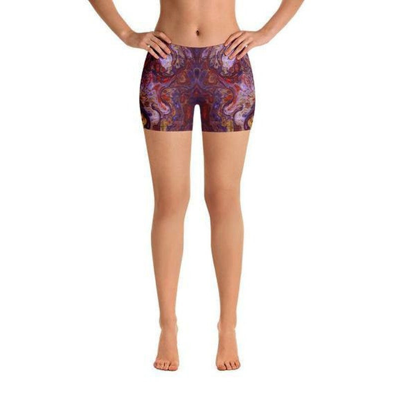 Cool Shorts Gym Shorts Colorful Shorts Running Shorts Red Yoga Shorts Workout Shorts Athletic Shorts Graphic Shorts