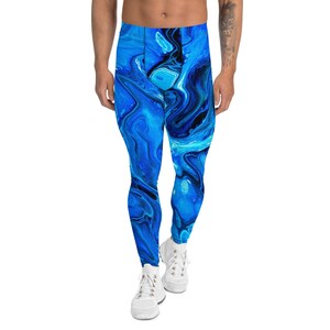 Men's Leggings, XS-3X Plus, Yoga, Fitness, Gym Athletic Tights, Dancer, Activewear, Base Layer