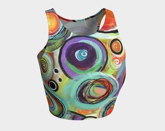 Women's Athletic Fitted Crop Top, Sleeveless, Basic, Gym Wear, Soft, Summer, Minimalist Tank, Sporty