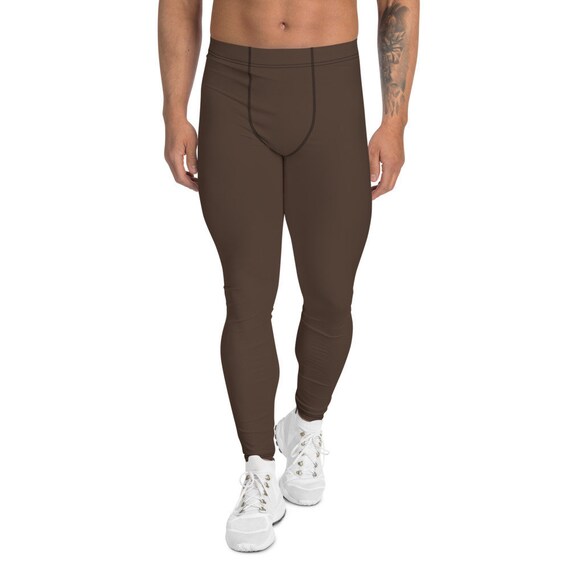 Brown spandex leggings top