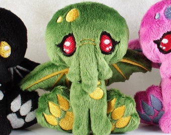 Cthulhu Plush - Littlefox's Toebeans -  Horror Monster Chthulu Stuffed Animal
