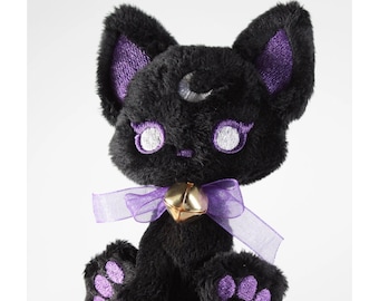 DIY KIT - Luna Plush - Littlefox's Toebeans -  Moon Witch Cat Kitten Stuffed Animal