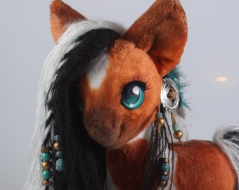 MODÈLE : modèle de poney Munchkin - Guide de coupe de poney en peluche et instructions