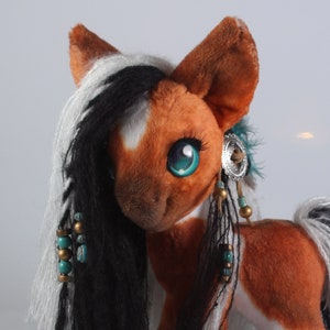 PATTERN: Munchkin Pony Pattern - Plush Pony Cutting Guide and Instructions