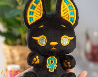 Anubis Jackal SnuggleBean Plush - Littlefox's Toebeans Larger Size -  Ancient Egyptian God Myth Stuffed Animal