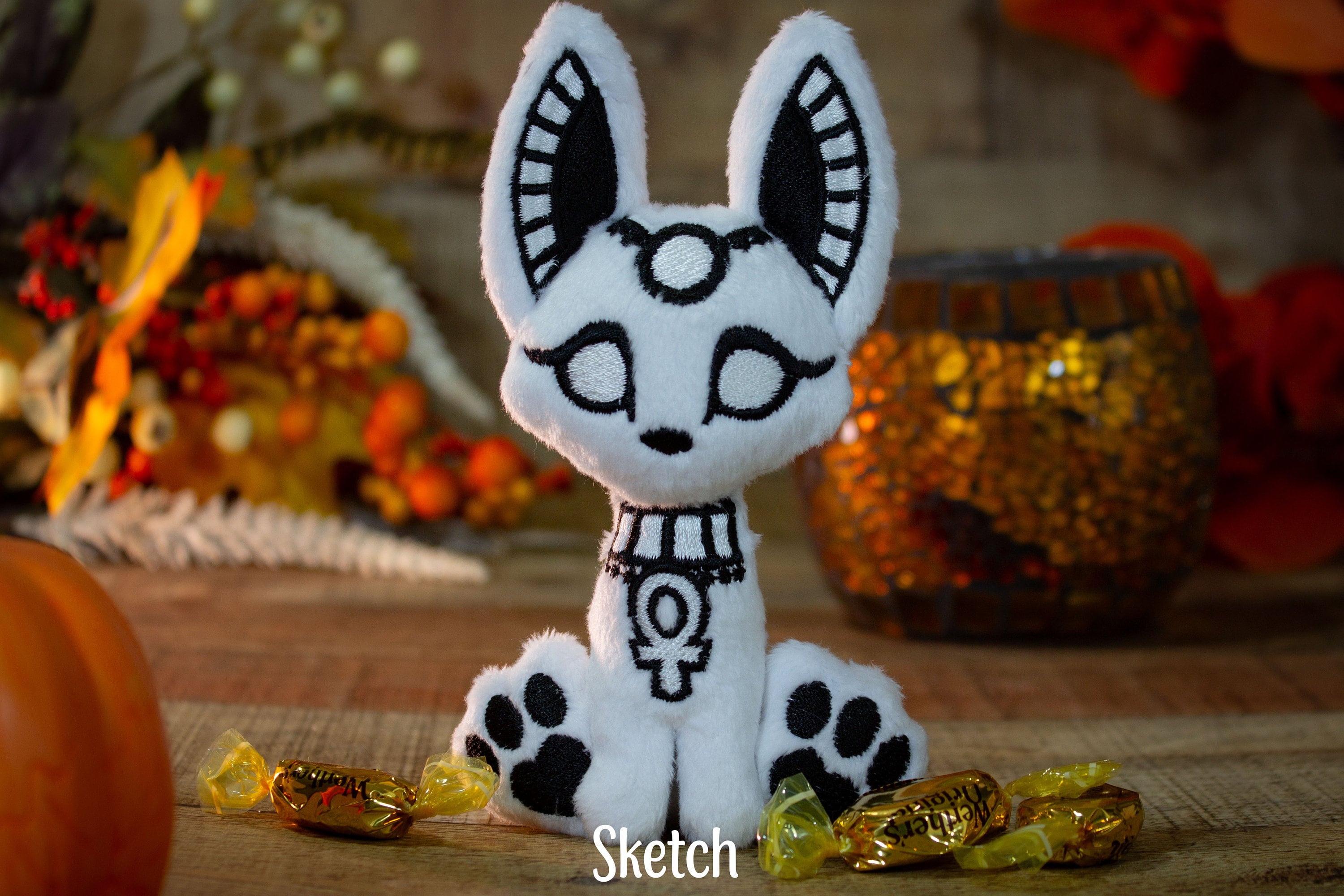 Anubis Plush - Littlefox's Toebeans - Egyptian God Stuffed Animal