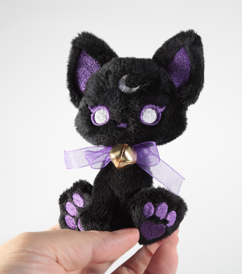 Luna Cat Plush Littlefox's Toebeans Witch Cat Stuffed Etsy