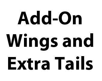 Addon Wings and Tails for ToeBeans