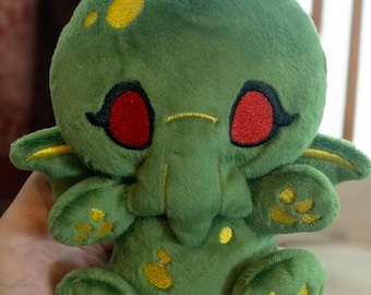 Cthulhu Plush ITH Embroidery Pattern: SnuggleBean Cryptid (Digital Download)