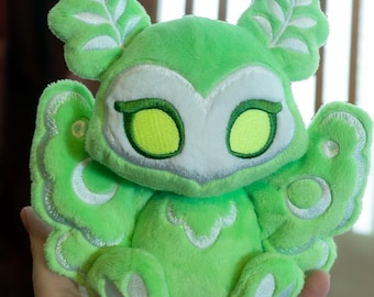Mothman SnuggleBean Plush - Littlefox's Toebeans Larger Size - Ancient Mythic Monster Cryptid Stuffed Animal