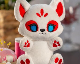 Kitsune Snugglebean Plush - Littlefox's Toebeans Larger Size