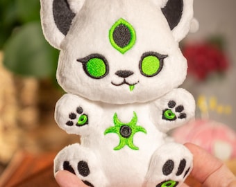 ITH Pattern - Blinky Alien SnuggleBean Plush - Littlefox's Toebeans Larger Size - Digital Download