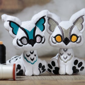 Owlbear Plush - Littlefox's Toebeans -  RPG Monster Familiar Stuffed Animal
