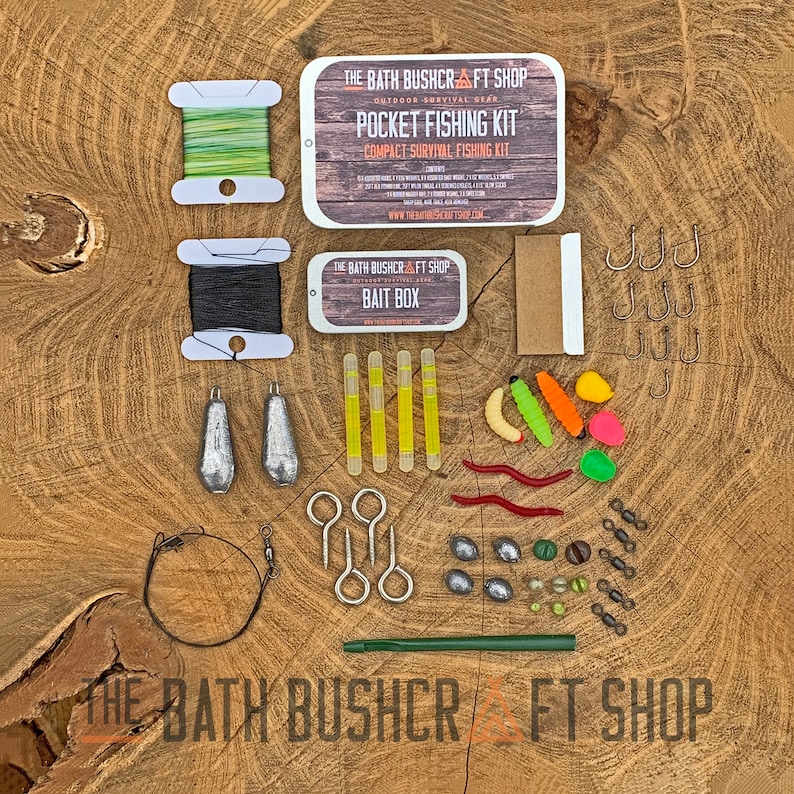 Ultra Compact Survival Emergency Fishing Kit Etsy