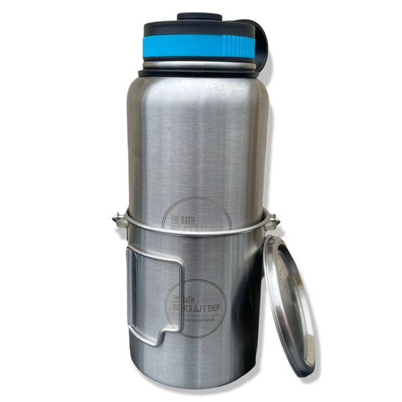 Pathfinder Stainless Steel Water Bottle and Nesting Cup Set