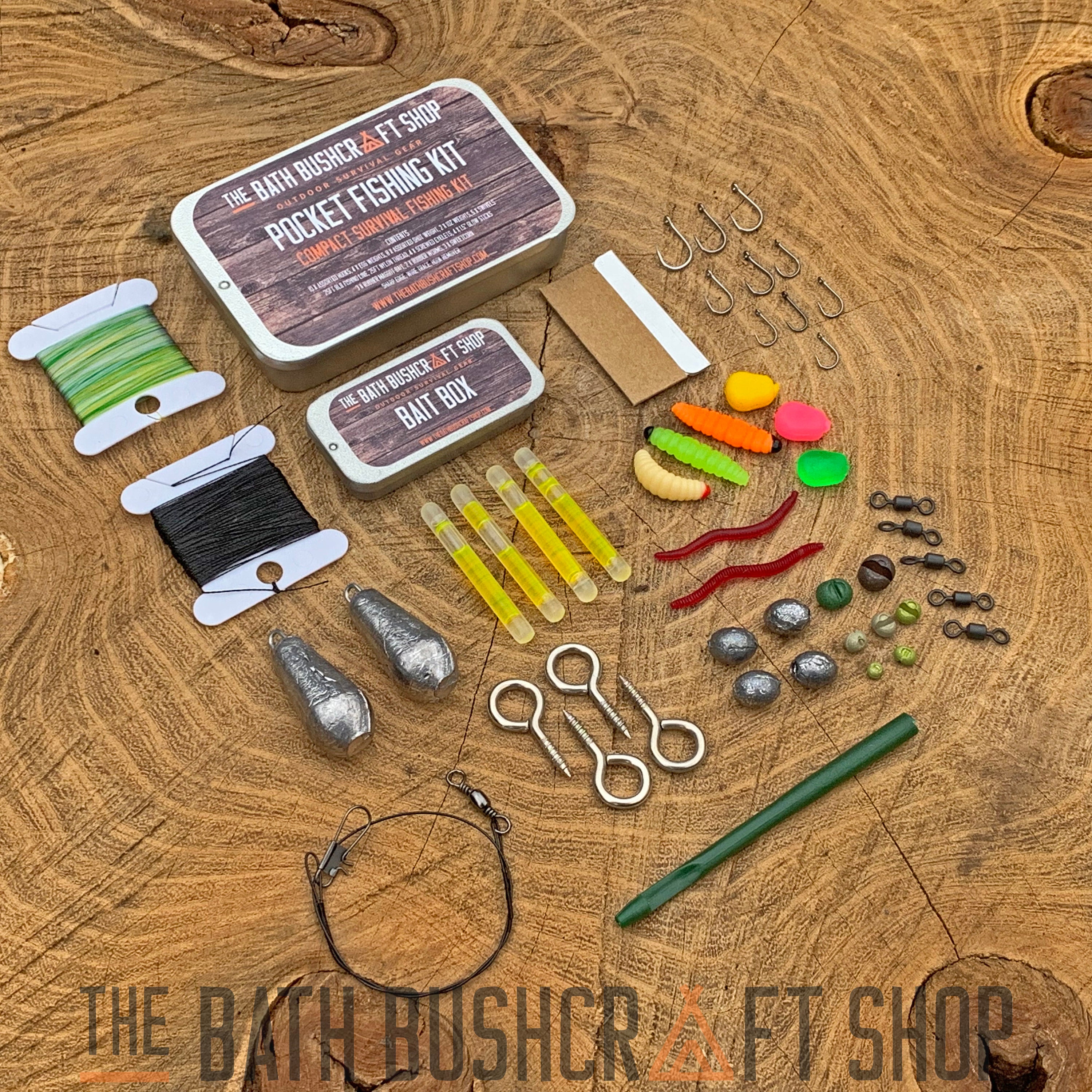 Ultra Compact Survival Emergency Fishing Kit 