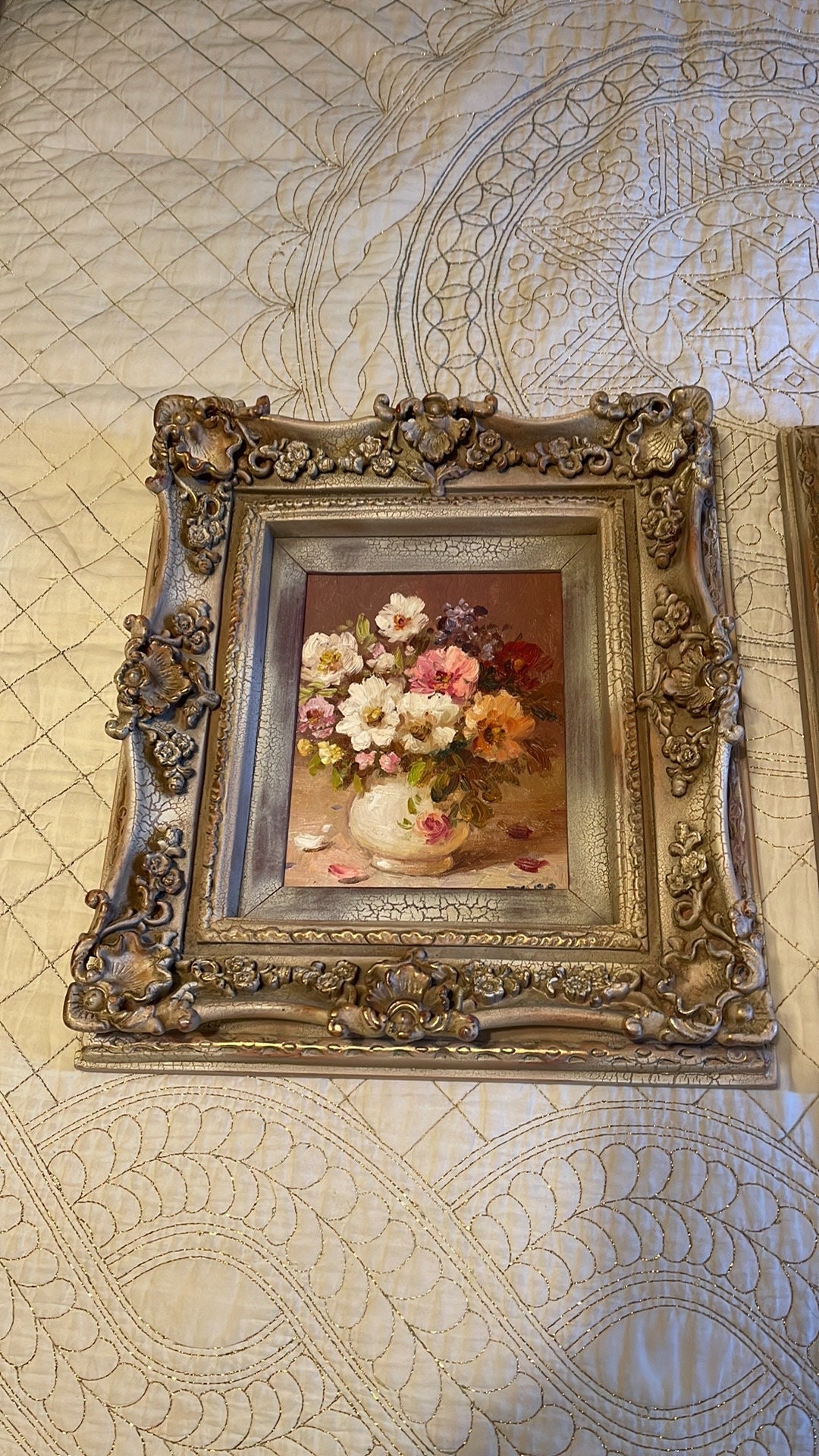 2 Matching Frame Oil Paintings. Complimentary Paintings of Etsy