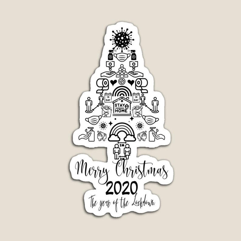 Download Covid Merry Christmas 2020 SVG Vector Design svg eps dxf ...