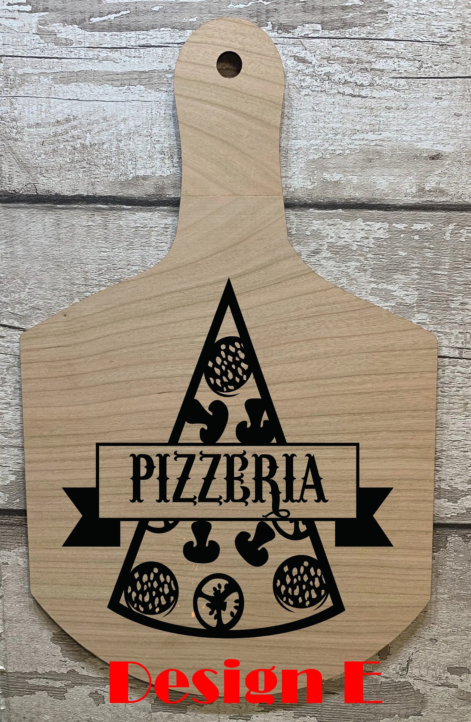 Personalised Decorative Wooden Pizza Peel Laser Engraved Etsy