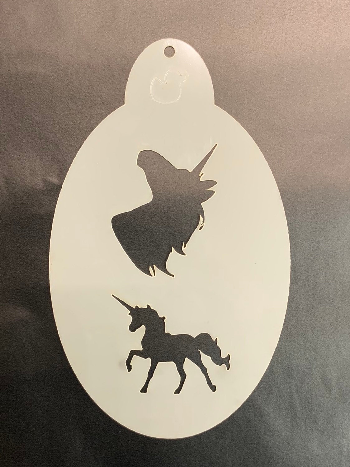 Unicorn Face Paint Stencil Pack reusable stencils precision Etsy