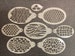 Textures and Scales Face Paint Stencil Pack - reusable stencils precision laser cut from 190 micron mylar - Face Painting Stencil facepaint 