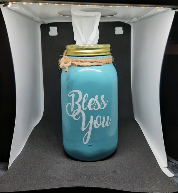 Mason Jar Tissue Holder Choose Your Color Etsy