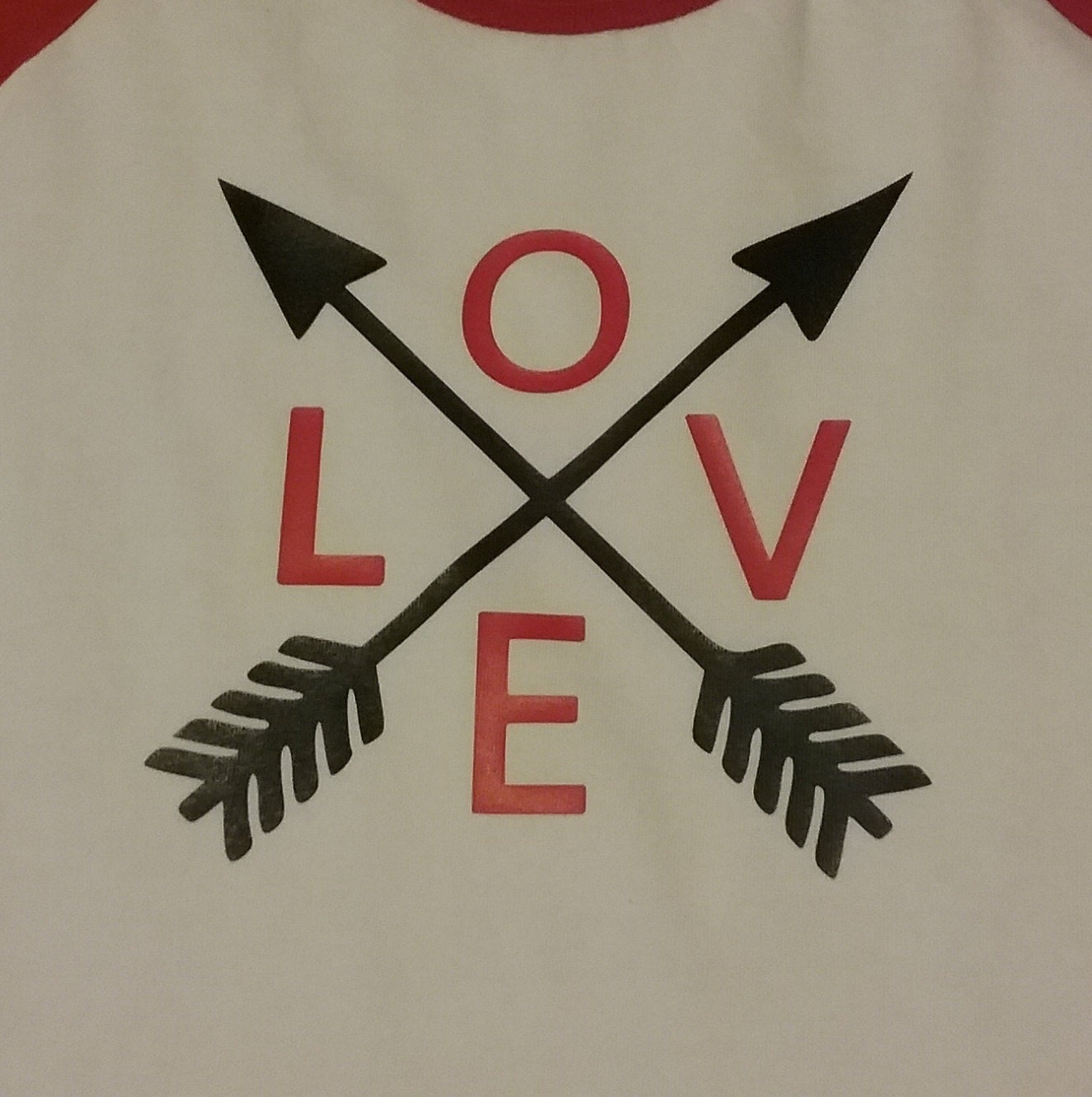 LOVE Arrow T-shirt Made to Order LK - Etsy