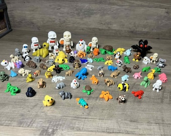 Mini Fidget Animals – 3D Printed Creatures, Stress Relief Toys, Collectible Desk Pets