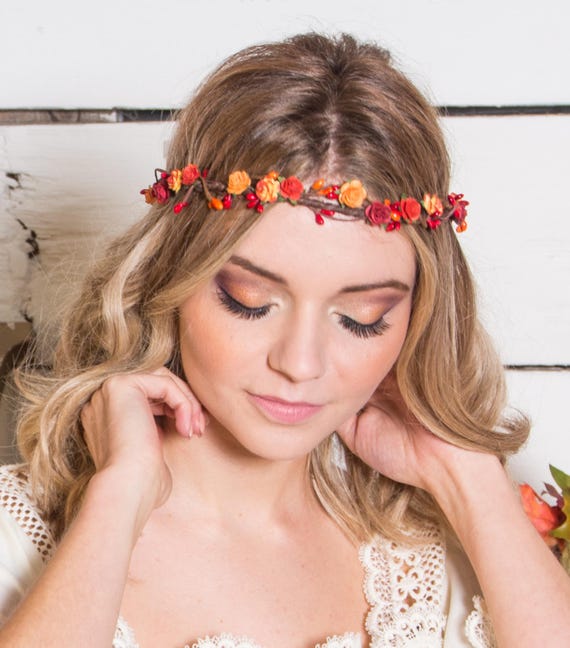 fall flower headbands