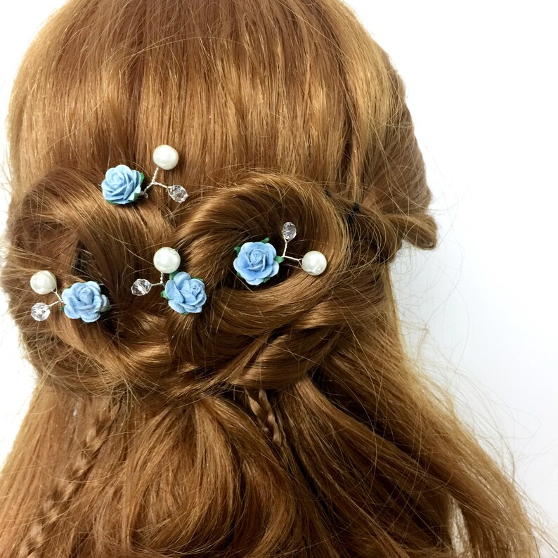 Pink Bridal Hair Pins Wedding Hair Pins Bridal Hair Etsy