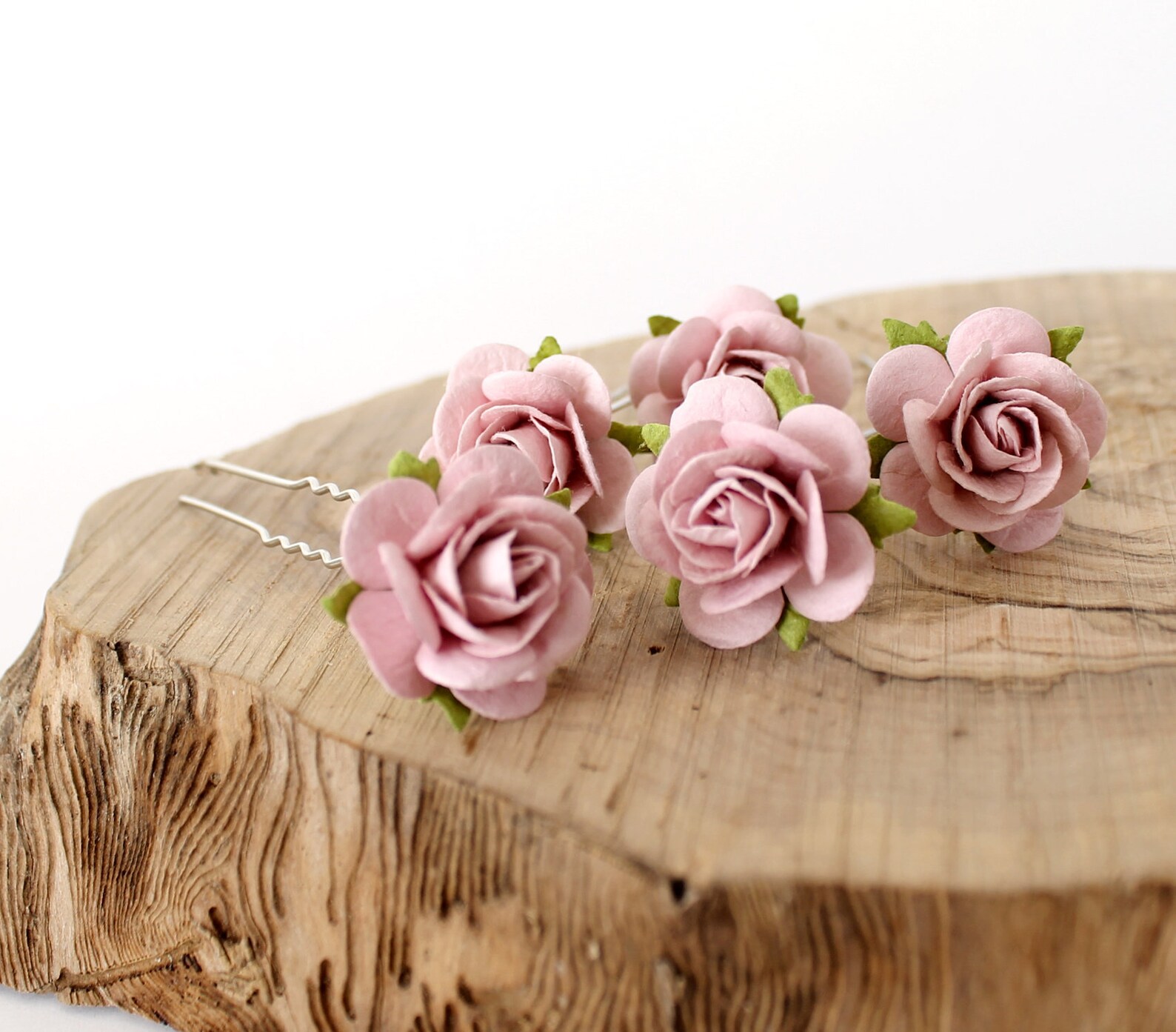 Blush Hair Pins Dusky Pink Wedding Hair Pins Bridal Hair Etsy