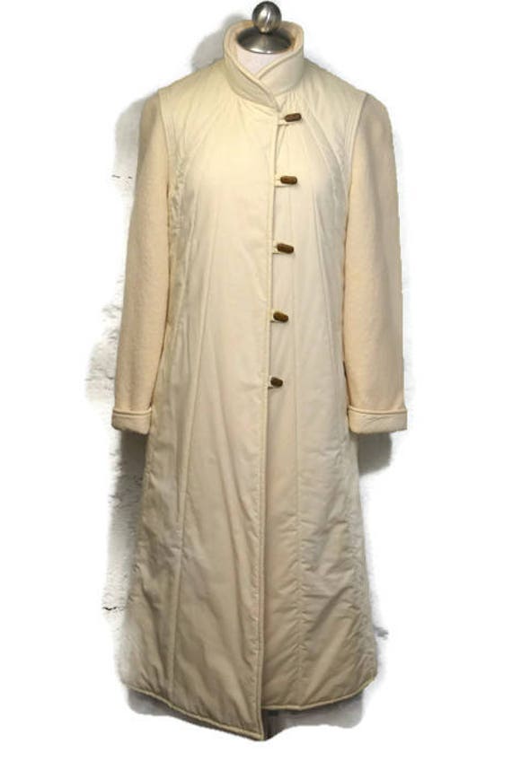 ivory wool coat