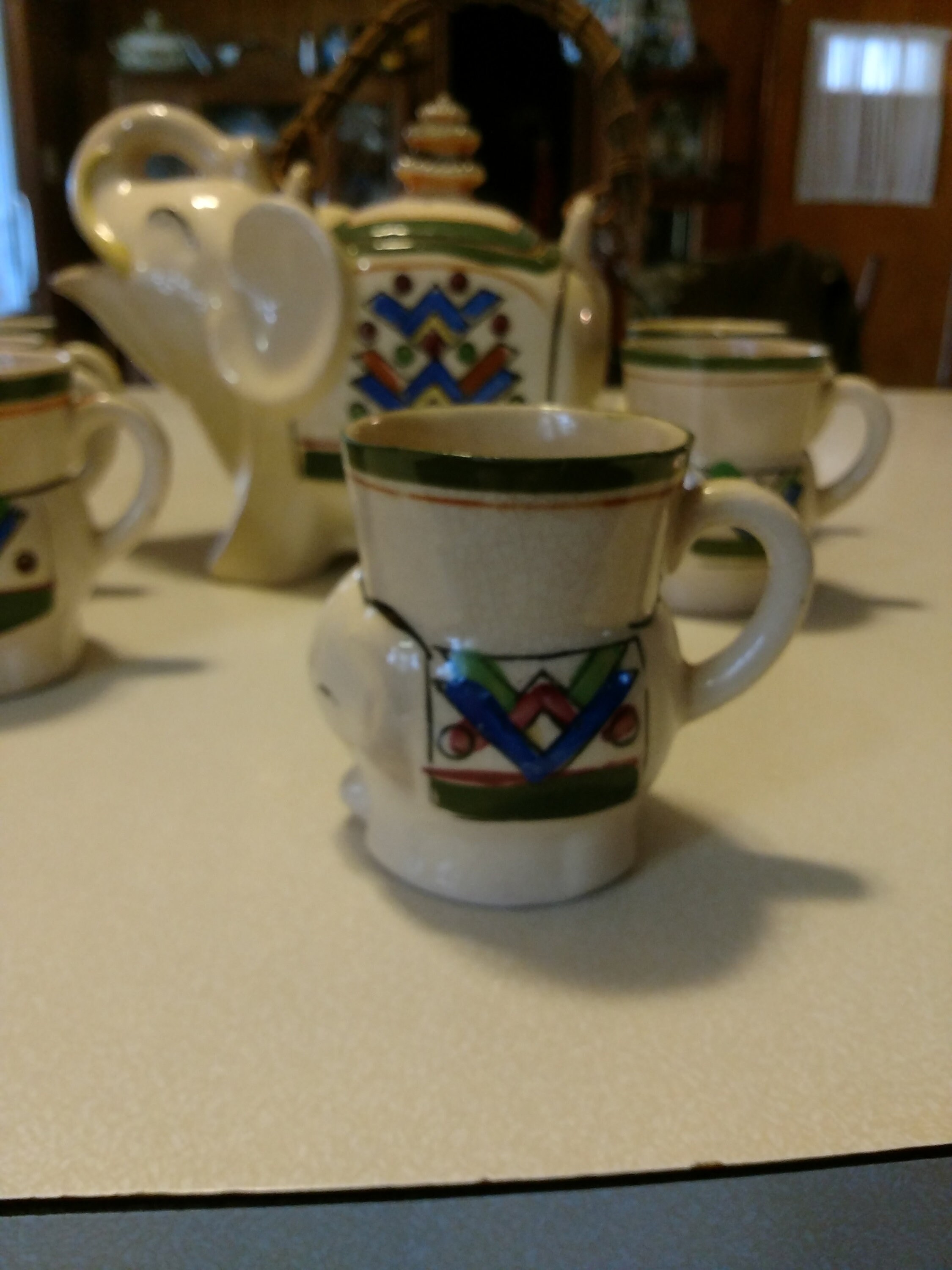 Vintage Elephant Tea Set Etsy