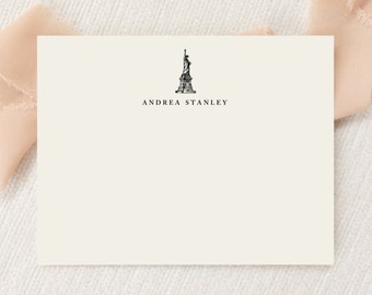 Personalized Custom New York City NYC Stationery | Stationary | Monogram | Flat Note Cards Envelopes | Printed Thank You | Snail Mail Gift