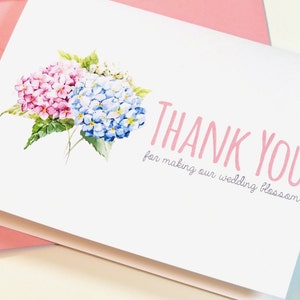 Wedding Card for Your Florist On Your Wedding Day - Thank You For Making Our Wedding Blossom