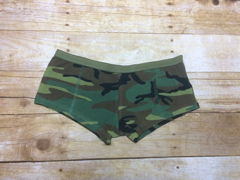Camo Underwear Booty Short Underwear Gift for Wife Pink Etsy