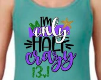 Disney running shirt, marathon tank, princess run, ariel tank top, half Marathon shirt, disney marathon, exercise tank, little mermaid shirt