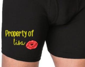 LRKMVD Mens Valentine's Day Boxer Briefs Funny Novelty 3D Red Lips Kiss Print Underwear Hilarious Gifts For Men No Fly
