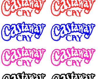 Castaway Cay Decal, UVDTF Disney cruise decal, DCL sticker, cruise sticker, FE, fish extender, disney sticker, Disney Fantasy, Disney Dream
