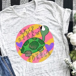 Save the turtles, skip the straw, girls turtle shirt, tween girl, gift for tween, girls shirt, funny shirt for tweens, turtle tee, sk sk sk