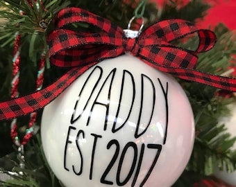 dads first christmas ornament