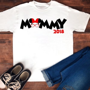 Disney vacation shirt, mommy shirt, minnie mouse tee, family disney shirt, dad shirt, personalized disney, disney world shirt, matching tees